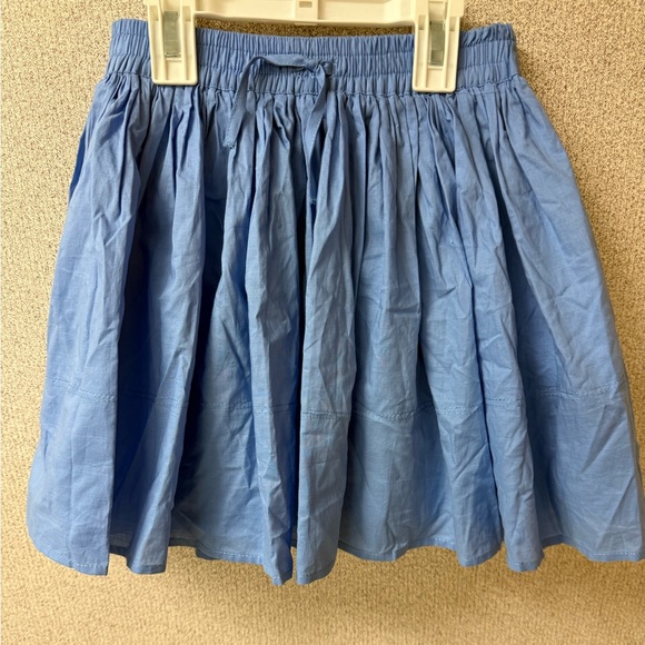 Zara Girl Youth Size 13/14 Blue‎ Pleated Mini Skort - Picture 1 of 5